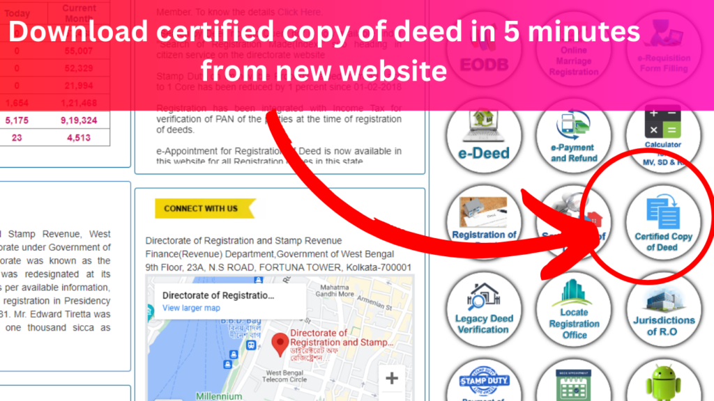 Certified copy of deed download in 5 minutes from new portal in WB