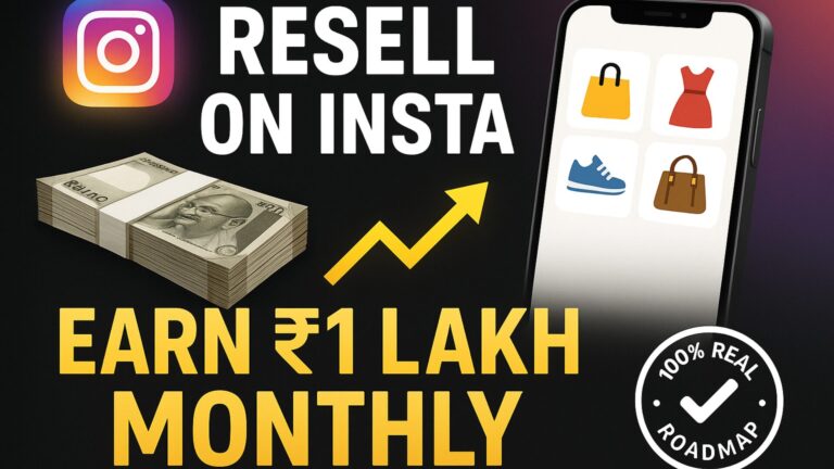 Want to Start Reselling? Here’s the REAL ROADMAP (No Meesho, No Fake Promises)