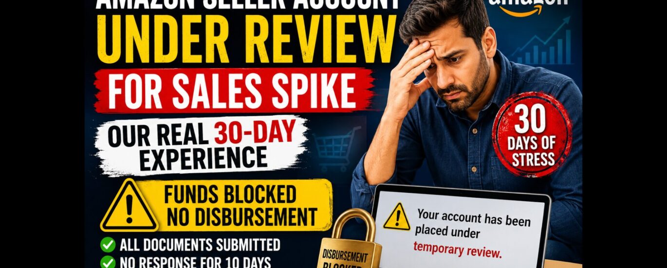 Your Amazon seller account has been placed under temporary review